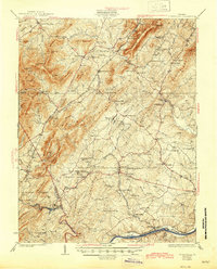 Download a high-resolution, GPS-compatible USGS topo map for Covesville, VA (1945 edition)