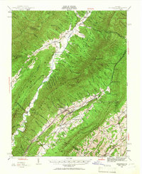 Download a high-resolution, GPS-compatible USGS topo map for Craigsville, VA (1961 edition)