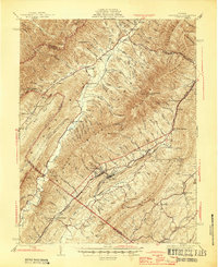 Download a high-resolution, GPS-compatible USGS topo map for Craigsville, VA (1945 edition)