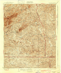 1928 Map of Critz, 1943 Print