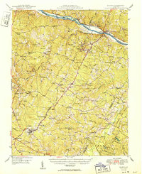 Download a high-resolution, GPS-compatible USGS topo map for Dillwyn, VA (1950 edition)
