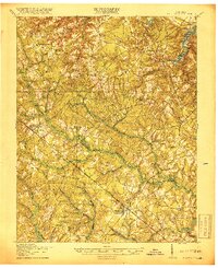 1919 Map of Disputanta