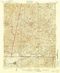 1926 Map of Caswell County, NC, 1944 Print