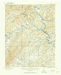Download a high-resolution, GPS-compatible USGS topo map for Eagle Rock, VA (1962 edition)