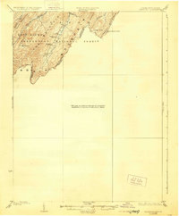 1923 Map of Edinburg, VA, 1928 Print