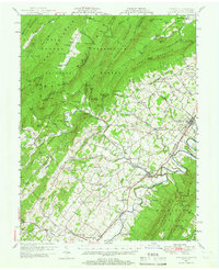 preview thumbnail of historical topo map of Edinburg, VA in 1947