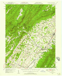 Download a high-resolution, GPS-compatible USGS topo map for Edinburg, VA (1958 edition)