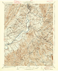 Download a high-resolution, GPS-compatible USGS topo map for Elkton, VA (1937 edition)