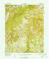 Download a high-resolution, GPS-compatible USGS topo map for Elliston, VA (1957 edition)