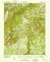 Download a high-resolution, GPS-compatible USGS topo map for Elliston, VA (1952 edition)