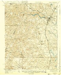 1919 Map of Emporia, 1943 Print