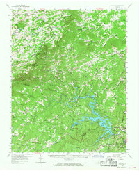 Download a high-resolution, GPS-compatible USGS topo map for Endicott, VA (1968 edition)