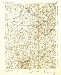 1915 Map of Fairfax, 1936 Print