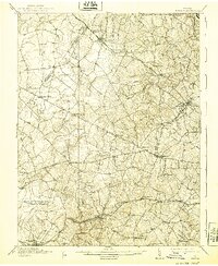 1915 Map of Fairfax, 1939 Print
