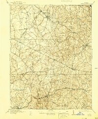 1915 Map of Fairfax, 1944 Print
