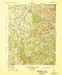 preview thumbnail of historical topo map of Fairfax, VA in 1944