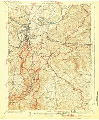 1944 Map of Apple Mountain Lake, VA