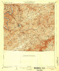 Download a high-resolution, GPS-compatible USGS topo map for Galax, VA (1933 edition)