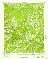 Download a high-resolution, GPS-compatible USGS topo map for Gladys, VA (1957 edition)