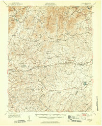 Download a high-resolution, GPS-compatible USGS topo map for Goode, VA (1952 edition)