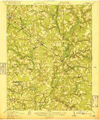 1920 Map of Ivor