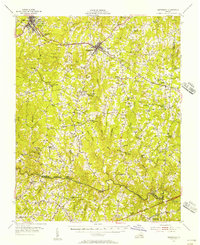 Download a high-resolution, GPS-compatible USGS topo map for Kenbridge, VA (1957 edition)