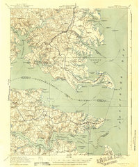 1917 Map of Kilmarnock, 1942 Print
