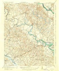 Download a high-resolution, GPS-compatible USGS topo map for King William, VA (1937 edition)