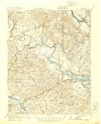 Download a high-resolution, GPS-compatible USGS topo map for King William, VA (1944 edition)