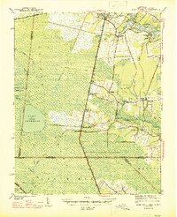 1945 Map of Lake Drummond
