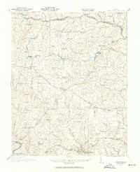 1918 Map of Lawrenceville, VA, 1963 Print