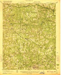 preview thumbnail of historical topo map of Lawrenceville, VA in 1921