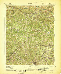 Download a high-resolution, GPS-compatible USGS topo map for Lawrenceville, VA (1942 edition)