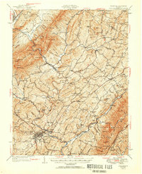 Download a high-resolution, GPS-compatible USGS topo map for Lexington, VA (1951 edition)