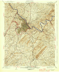 1944 Map of Lynchburg