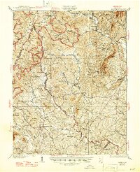1933 Map of Madison, 1946 Print