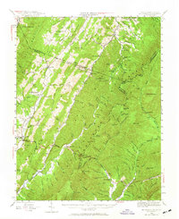 Download a high-resolution, GPS-compatible USGS topo map for Mc Dowell, VA (1965 edition)