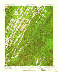 Download a high-resolution, GPS-compatible USGS topo map for Mc Dowell, VA (1960 edition)