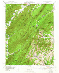 Download a high-resolution, GPS-compatible USGS topo map for Millboro, VA (1965 edition)