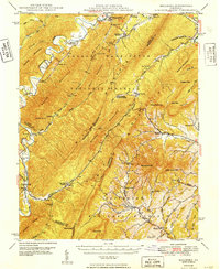 Download a high-resolution, GPS-compatible USGS topo map for Millboro, VA (1949 edition)