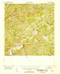 1952 Map of Milton, 1953 Print