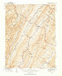 Download a high-resolution, GPS-compatible USGS topo map for Monterey, VA (1963 edition)