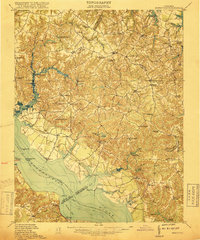 1917 Map of Morattico