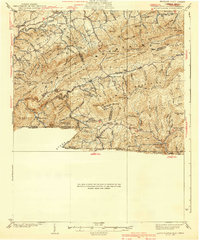 Download a high-resolution, GPS-compatible USGS topo map for Mount Rogers, VA (1939 edition)