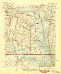 1946 Map of Moyock