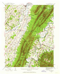 Download a high-resolution, GPS-compatible USGS topo map for Mt Jackson, VA (1963 edition)