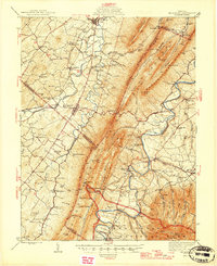 Download a high-resolution, GPS-compatible USGS topo map for Mt Jackson, VA (1946 edition)