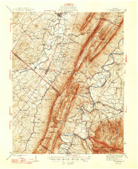 preview thumbnail of historical topo map of Page County, VA in 1947