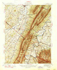 Download a high-resolution, GPS-compatible USGS topo map for Mt Jackson, VA (1947 edition)