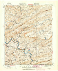 Download a high-resolution, GPS-compatible USGS topo map for Pearisburg, VA (1959 edition)